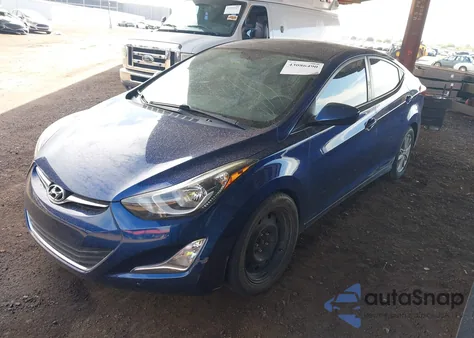2016 Hyundai Elantra Se z USA, uszkodzony, nr VIN 5NPDH4AE4GH658185